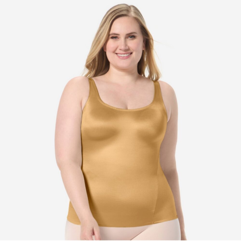 Ruby Ribbon Simply Smooth Pocket Cami Umber Size 46